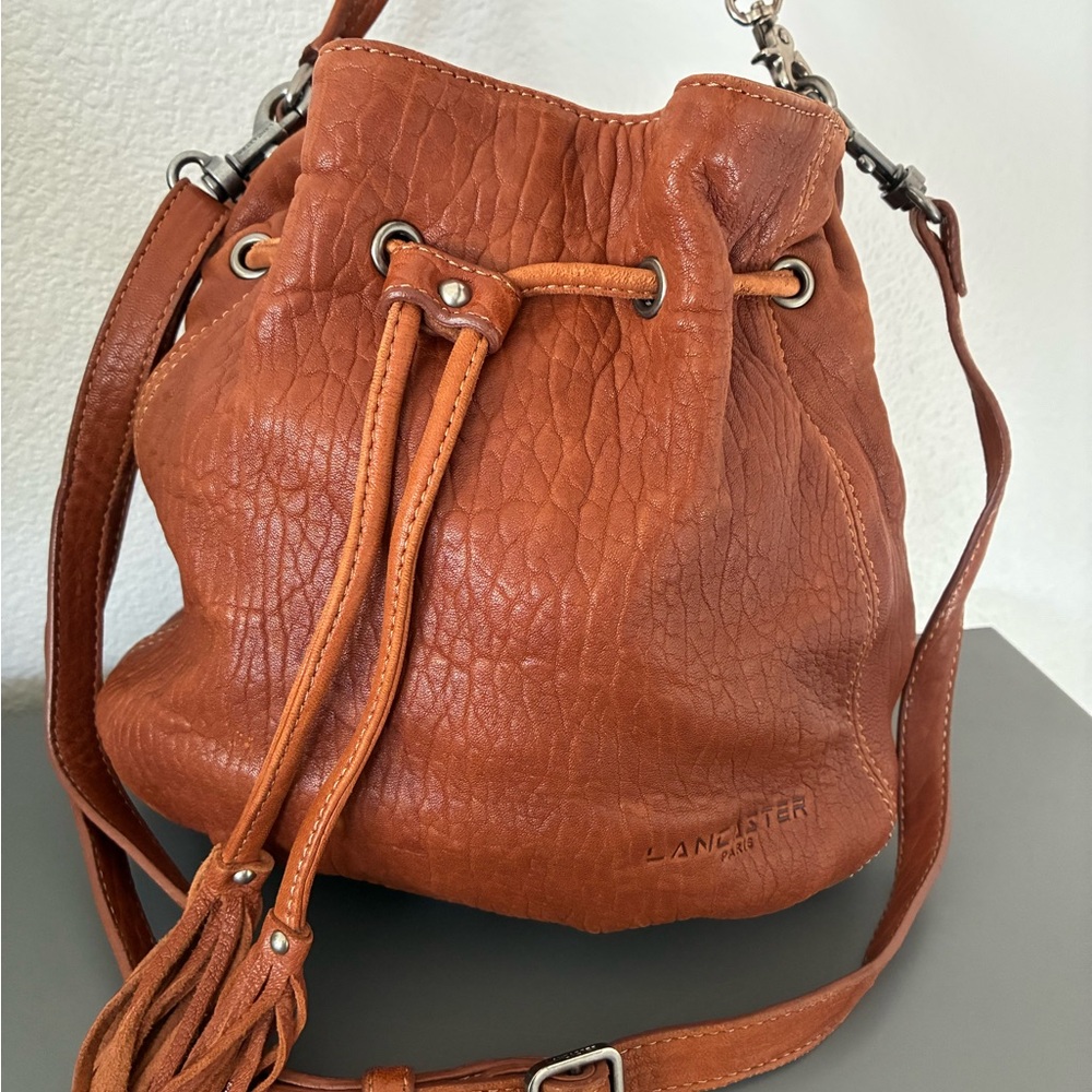 Host Pick🎉 Lancaster Paris Leather Bucket Bag